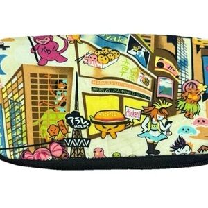 Harajuku Cloth Zippered Wallet Card Slots Anime New York City Hula Girl Liberty